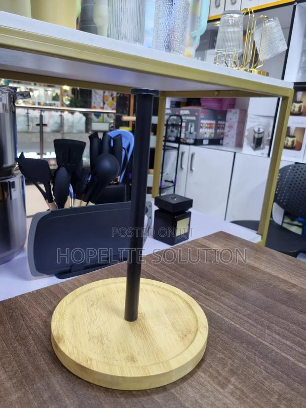 Paper Towel Holder With Bamboo Base - thumbnail 4