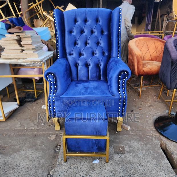 Pedicure Chair Set Blue Color