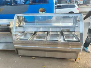 Pure Stainless Steel Meat Chiller Display.