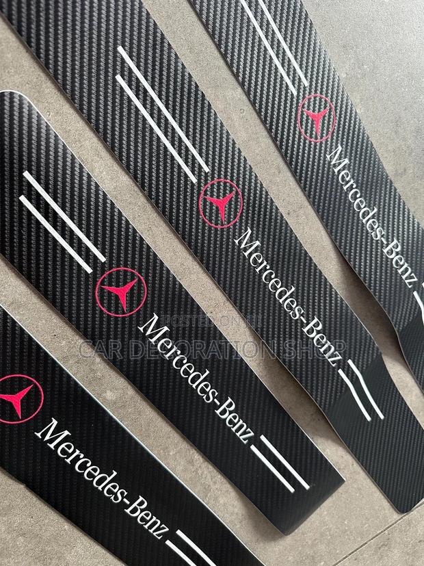 4pcs Mercedes Universal Scuff Protection Door Cover Strip