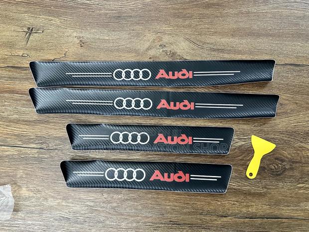4pcs Audi Door Stickers Antiscratch Decals