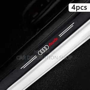 4pcs Audi Door Stickers Antiscratch Decals