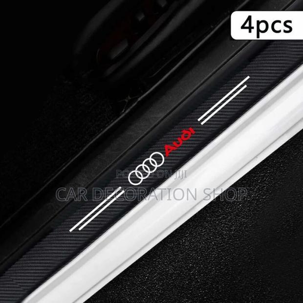 4pcs Audi Door Stickers Antiscratch Decals - thumbnail 2
