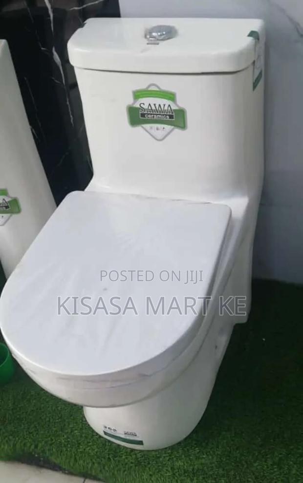 Sawa Ceramics White Toilet.