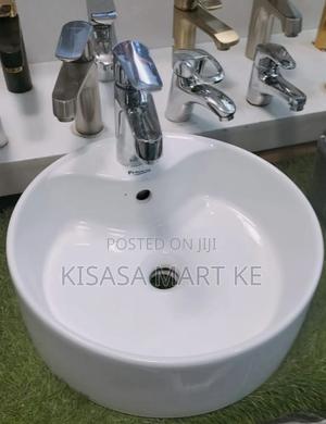 Modern White Basin Sink. - thumbnail 2