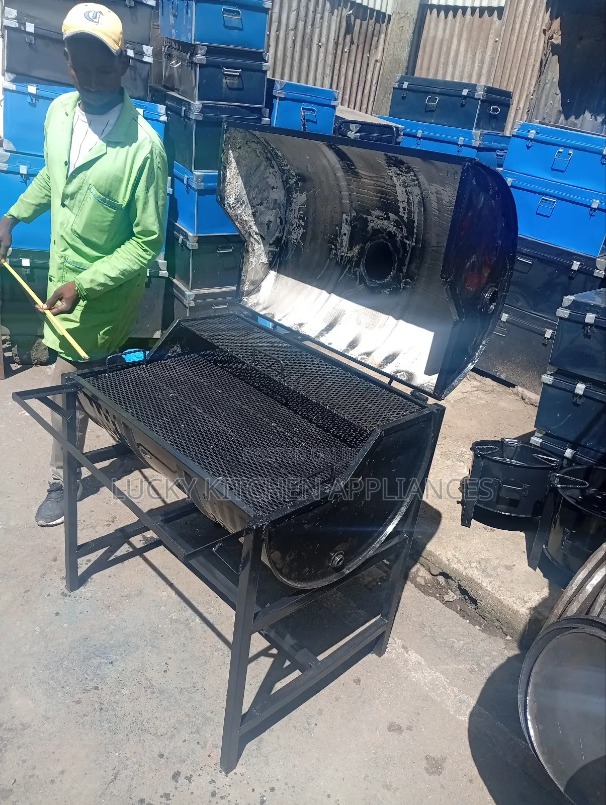 Burberque Meat Grill.