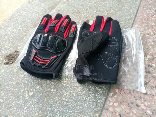 Canvas Riding Motorcycle Gloves - main view