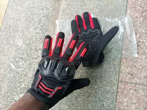 Motorbike Canvas Riding Gloves
