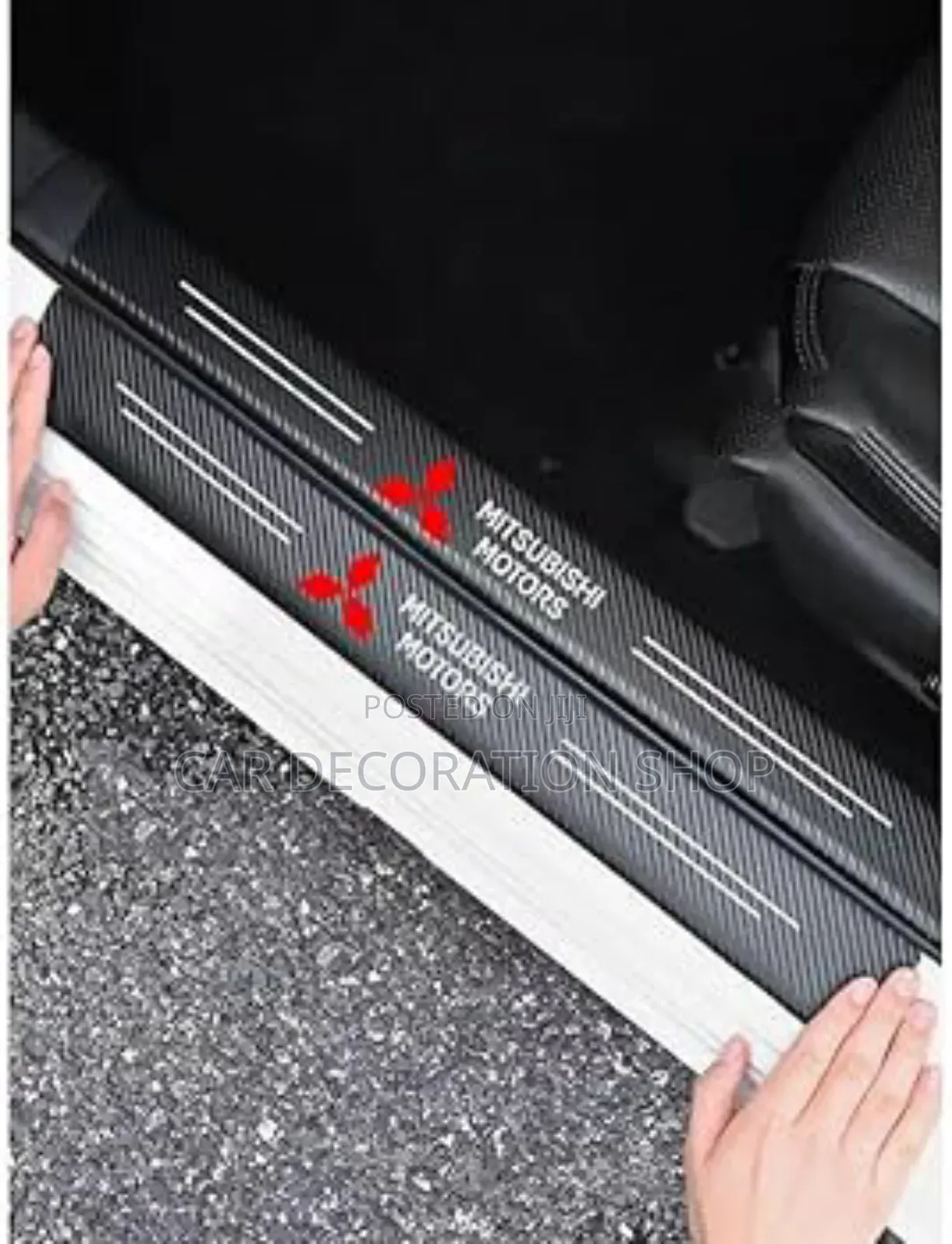 4x Mitsubishi Branded Door Entry Sill Protector