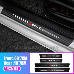 4pc Set Sport Front and Rear Door Sill Protector