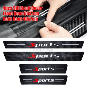 4x Sport Door Sill Scuff Cover Strips