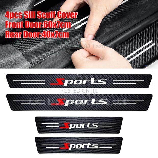 4x Sport Door Sill Scuff Cover Strips