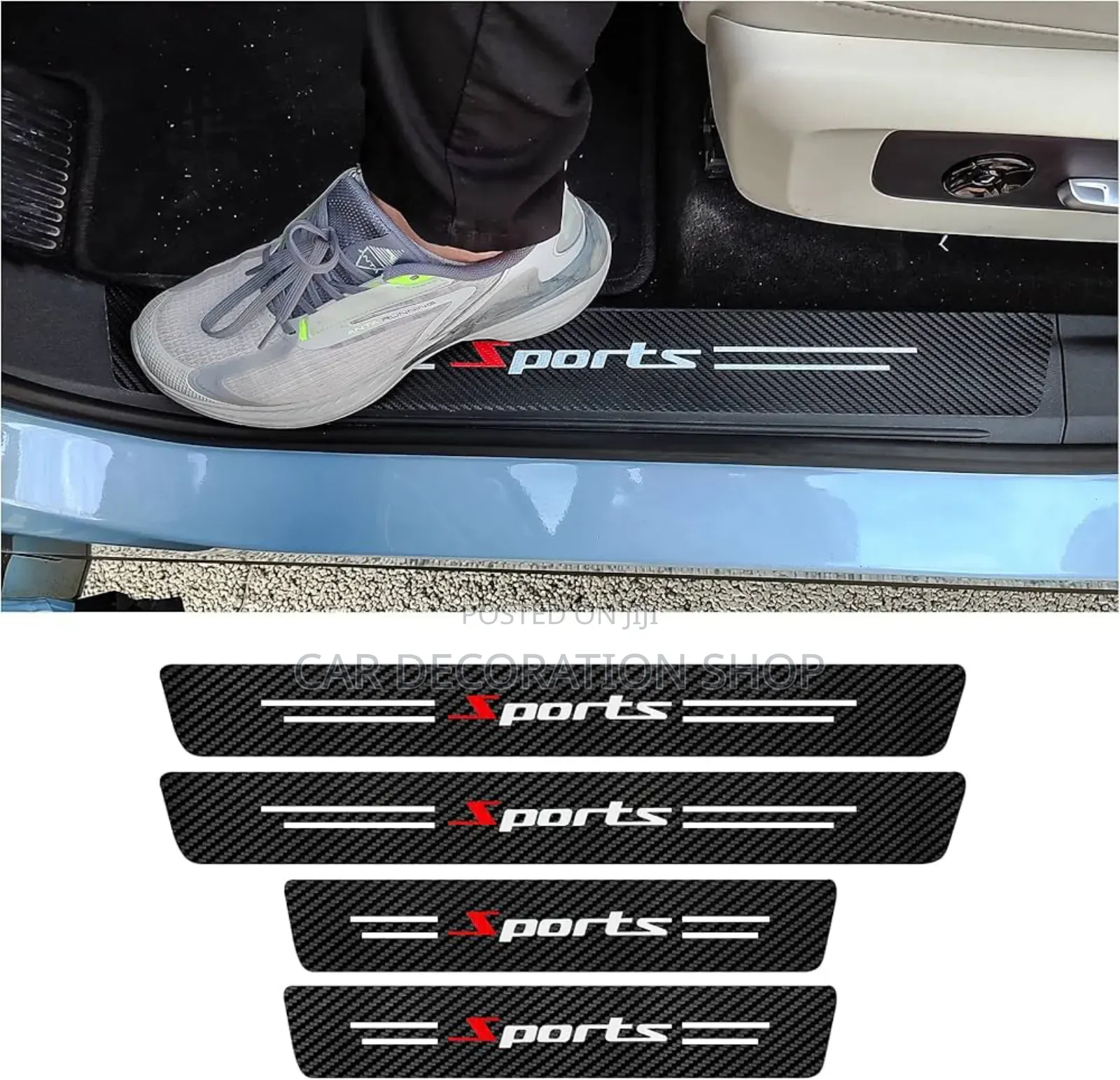 4* Sport Door Sill Protector Pad Stickers