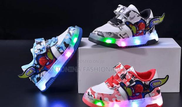 Kids Spidermen Led Shoes 21-30