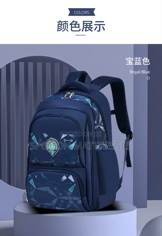 Kids' Waterproof Backpacks. Black/Blue/Royal Blue. Delivery Available - thumbnail 4