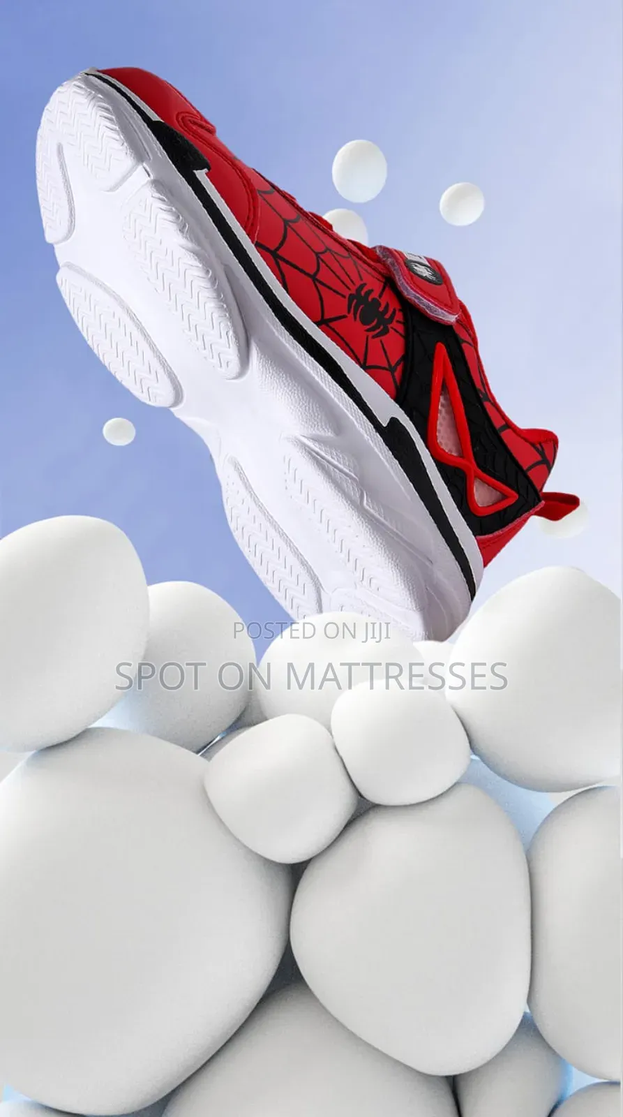 Boy Child Spider Man Shoes. Sizes 26-38. Delivery Services Available.