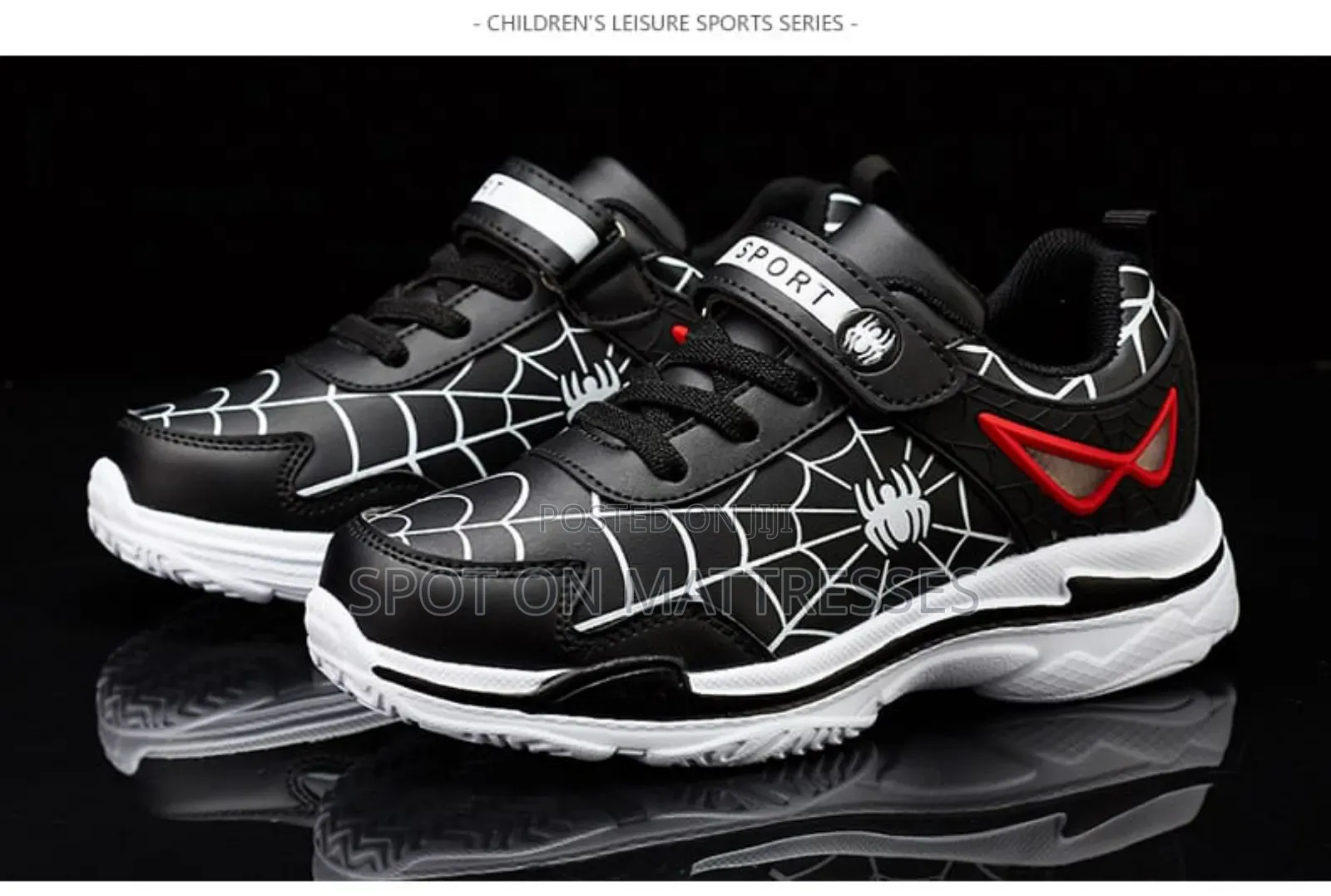 Boy Child Spider Man Shoes. Sizes 26-38. Delivery Services Available.