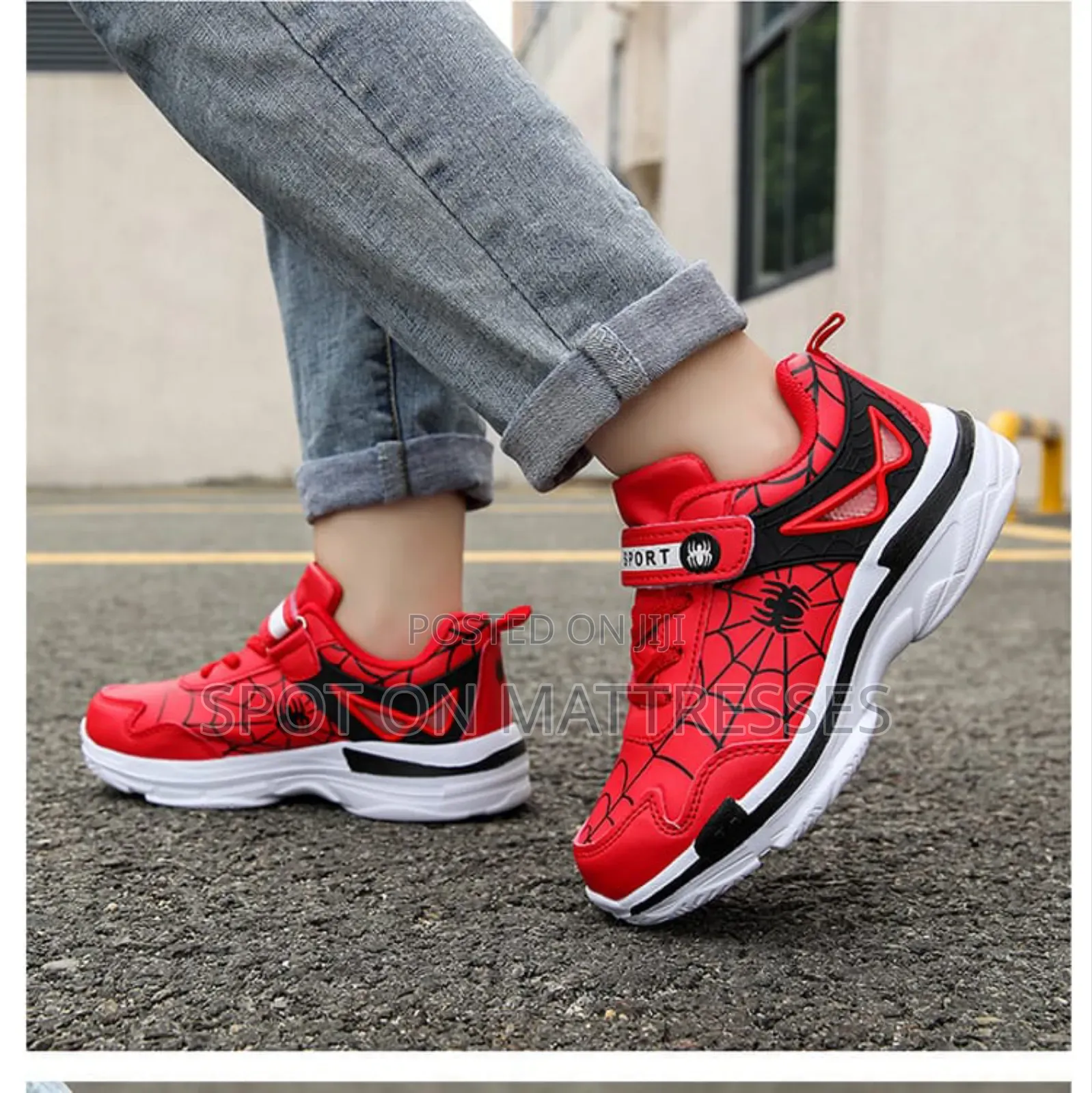 Boy Child Spider Man Shoes. Sizes 26-38. Delivery Services Available.