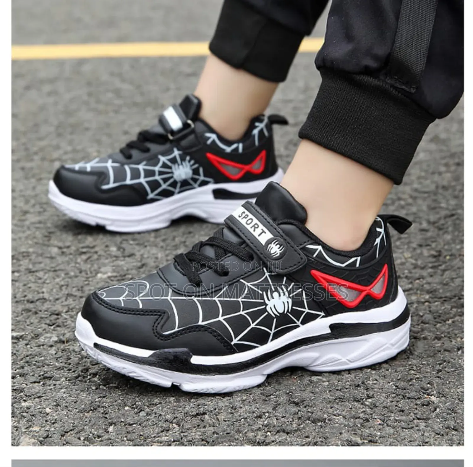 Boy Child Spider Man Shoes. Sizes 26-38. Delivery Services Available.