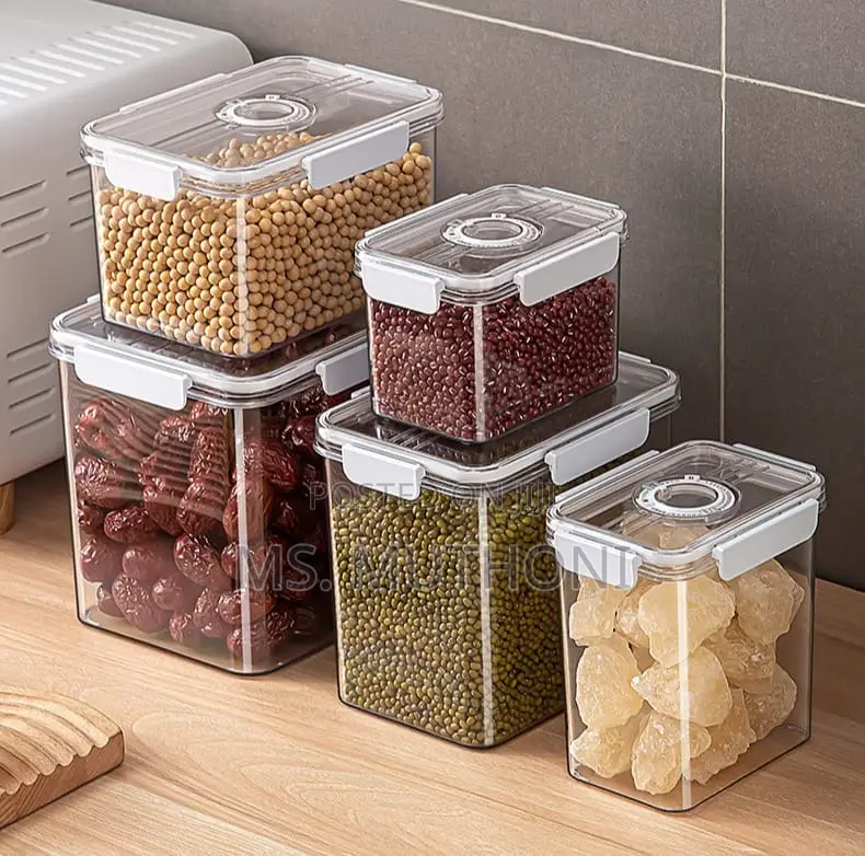 *3pcs Set Acrylic Food Storage Containers(6.6l,3.8l,1.8l)