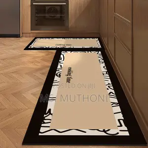 Beautiful Aesthetic Rubber Bottom Anti-Slip Kitchen Mats*