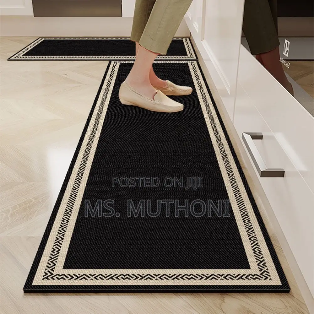 Beautiful Aesthetic Rubber Bottom Anti-Slip Kitchen Mats*