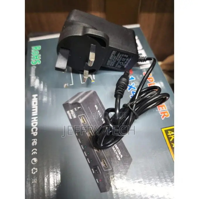 Rohs One Input 4 Output Hdmi Splitter 1x4 4kx2k 3d