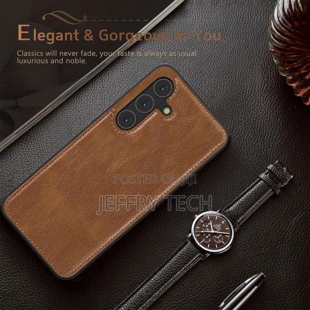 Leather Case Cover for Samsung Galaxy S24 Plus - thumbnail 3