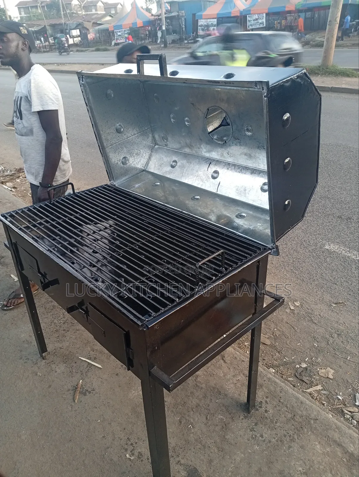 Best Quality Mild Steel Barbeque Meat Grill.