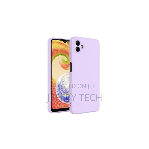 Silicone Back Cover for Samsung Galaxy A06 – Protective, SHT – Purple