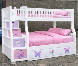 Double Decker Bunk Bed for Children on Sale