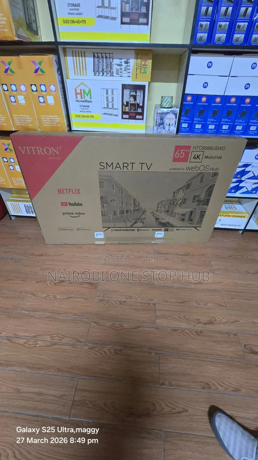 Vitron 65” Smart Uhd Tv – Webos
