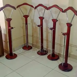Hangers; Mahogany Executive Office Coat Hanger