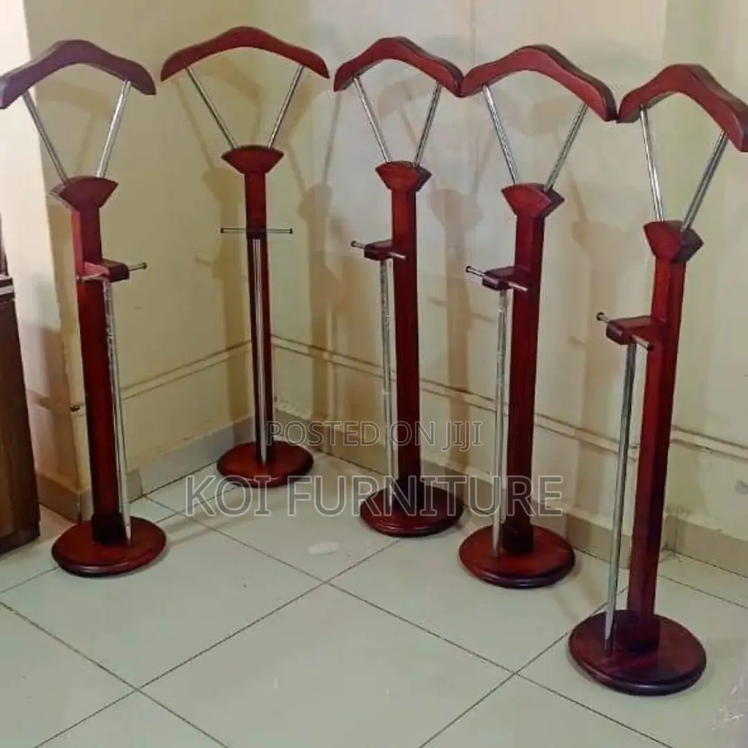 Hangers; Mahogany Executive Office Coat Hanger