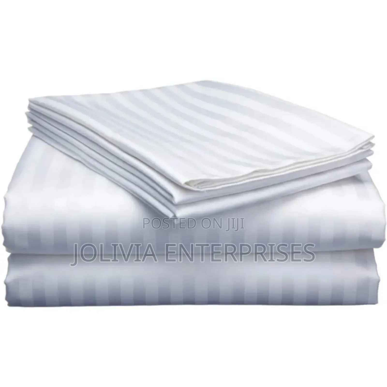 Luxury Cotton Stripped Bedsheets Sets 6*6 /6*7