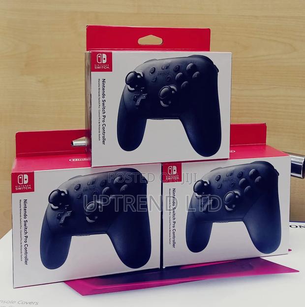 Original Black Nintendo Switch Pro Controllers