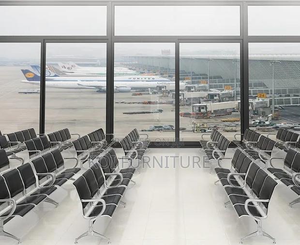 Office Benches; Three Seaters Semi Padded Office Waiting Area Bench - thumbnail 2