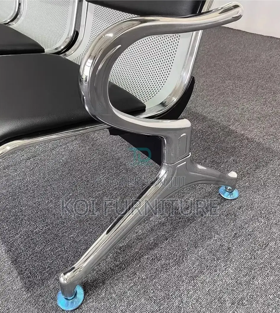 Office Benches; Three Seaters Semi Padded Office Waiting Area Bench