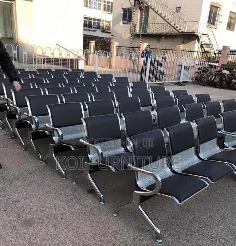 Office Benches; Three Seaters Semi Padded Office Waiting Area Bench