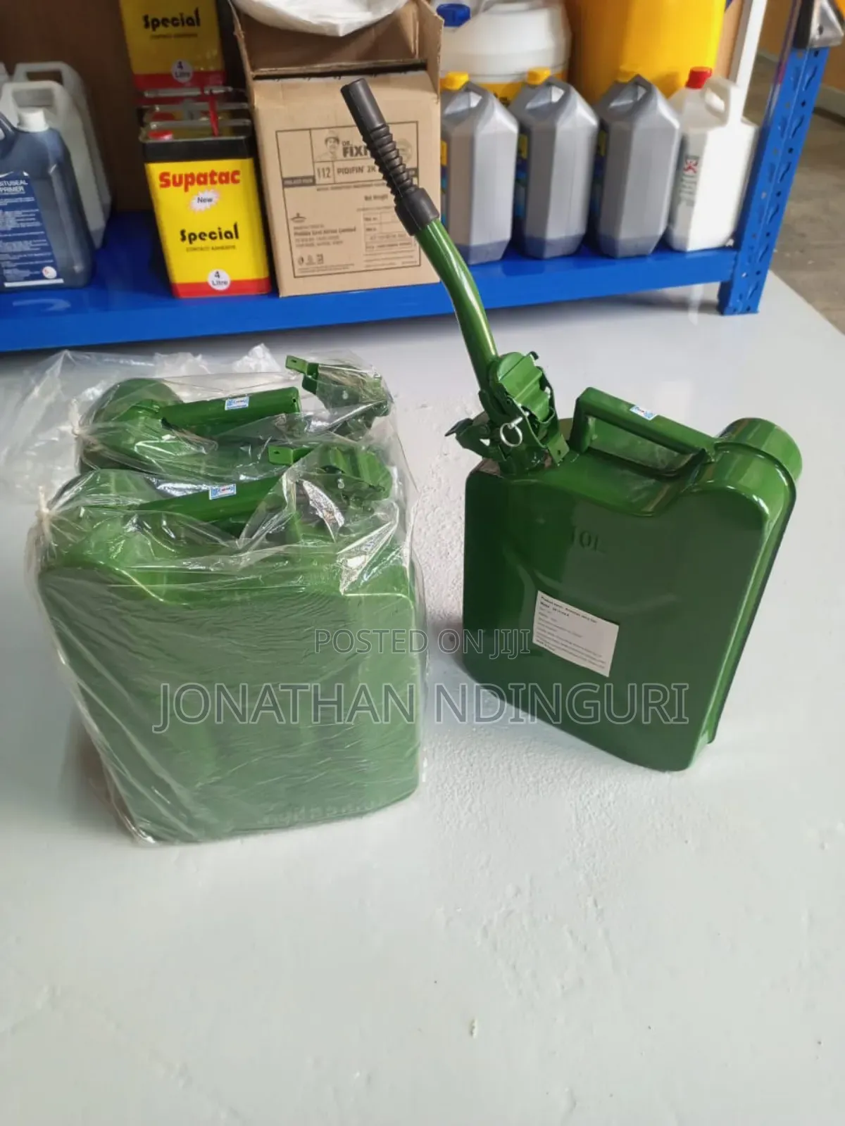Portable 10l Metal Fuel Container