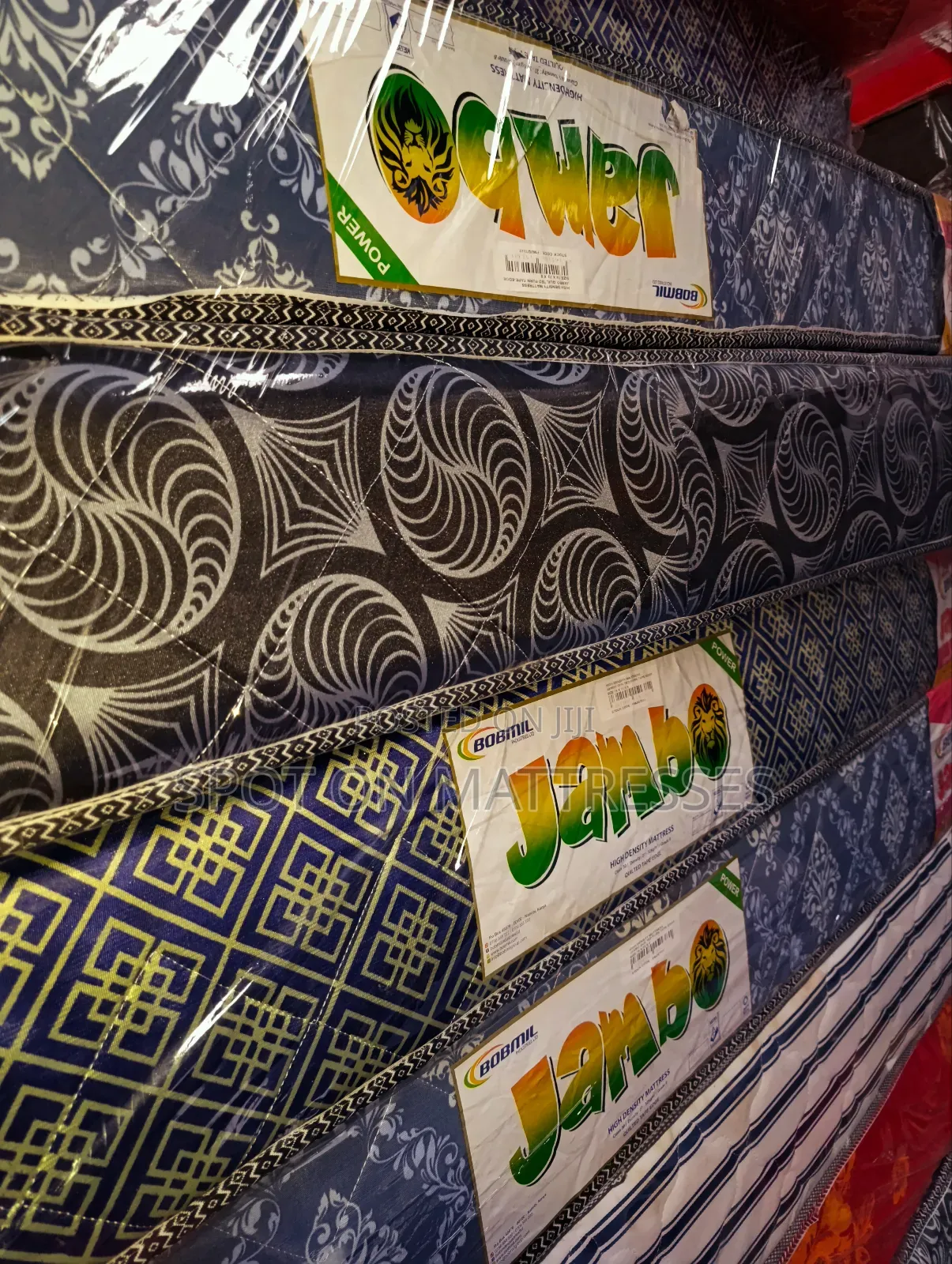 6x6x10 Bobmil Jambo High Density Quilted Mattresses + Free Delivery.