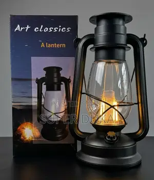 Art Classics Led Vintage Lantern: Solar Lamp Usb Rechargeable Light