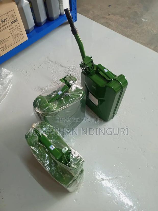 Reinforced Steel Fuel Can 10l