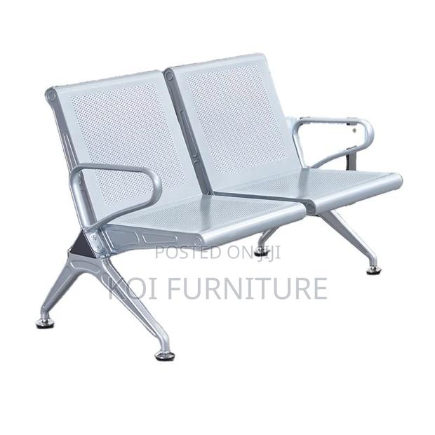 Office Bench; Three Seaters Heavy Metallic Office Bench - thumbnail 3