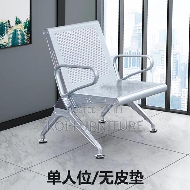 Office Bench; Three Seaters Heavy Metallic Office Bench - thumbnail 5