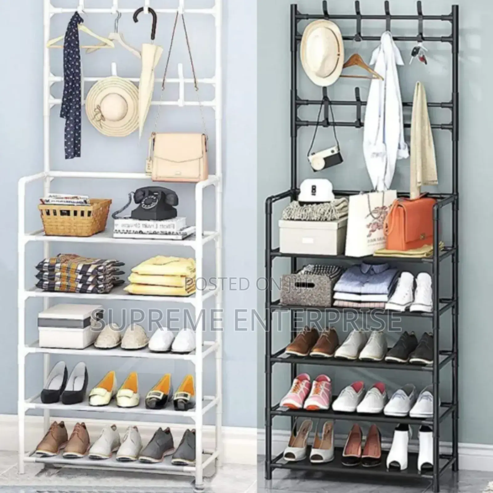 Multipurpose Shoe Hat And Coat Rack