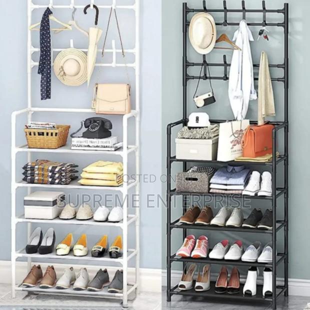 Multipurpose Shoe Hat And Coat Rack