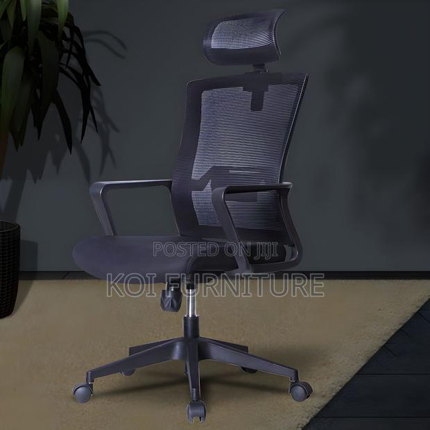 Office Chairs; Ergonomic High Back Hearest Office Seats - thumbnail 4