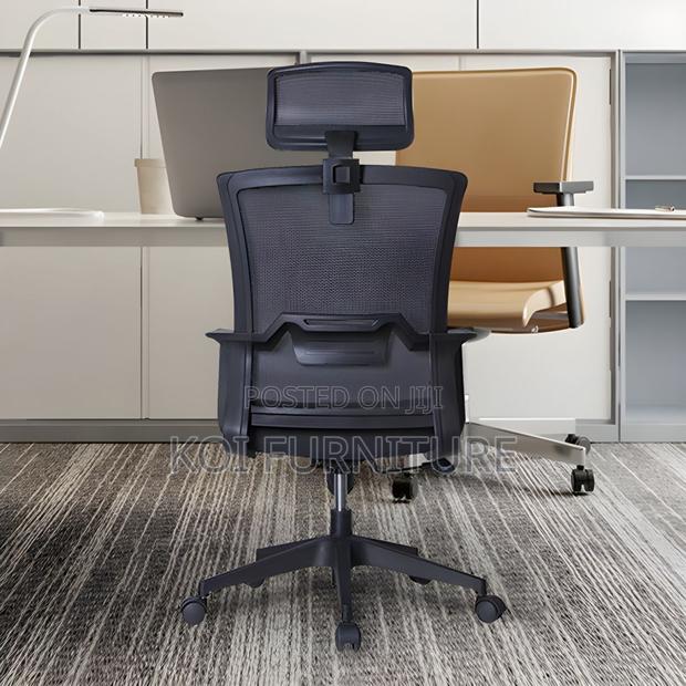 Office Chairs; Ergonomic High Back Hearest Office Seats - thumbnail 5