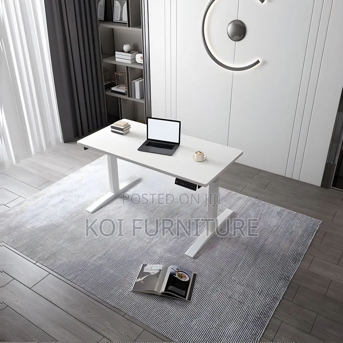 Office Table; 1400mm Electric Vip Home Office Adjustable Table